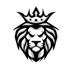 lion king mascot vector design, great for mascot designs, t-shirt designs, posters, emblems, etc.