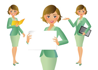 businesswoman set