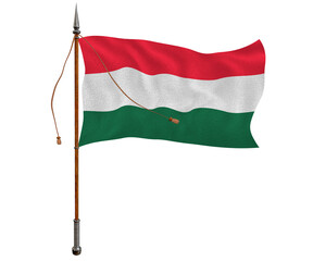 National flag of Hungary. Background  with flag  of Hungary