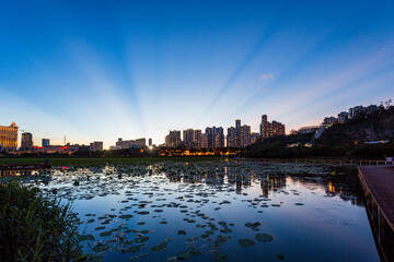 Fototapeta premium Taipa city skyline in Macau, China