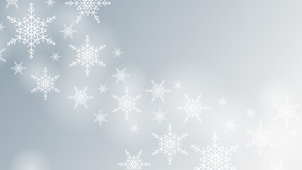 Snowflake Background Bundle with light and bokeh effect. , chrismast background