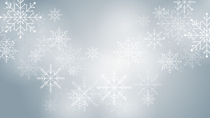 Snowflake Background Bundle with light and bokeh effect. , chrismast background