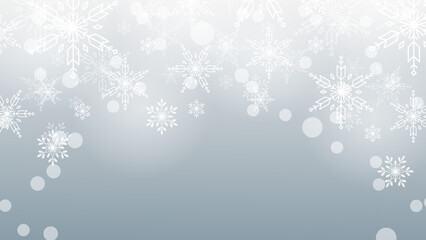 Snowflake Background Bundle with light and bokeh effect. , chrismast background
