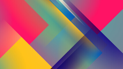 Modern abstract background for design. Geometric shapes. Triangles, squares, stripes, lines. Color gradient. Modern, futuristic. Light dark shades. Web banner.