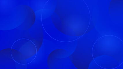 Abstract blue background for design. Geometric shapes. Triangles, squares, stripes, lines. Color gradient. Modern, futuristic. Light dark shades. Web banner.