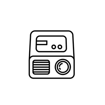 recommend clip art: projector line icon