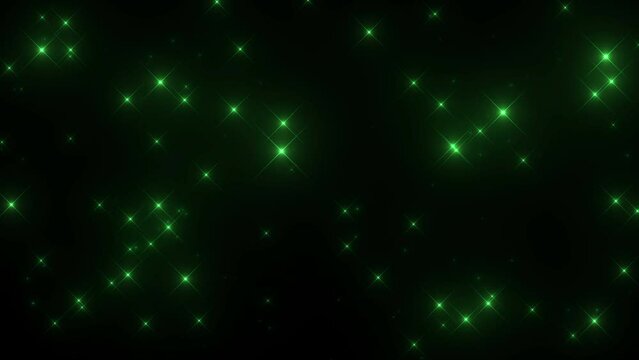 光　キラキラ　パーティクル　緑　エフェクト　ループ　CG背景
