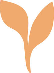 Double leaf illustration