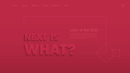 Color Of The Year Web Template