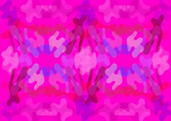 Military camouflage seamless pattern in purple. A lady's uniform camouflage seamless pattern. abstract background with bubbles.