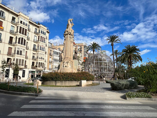 Fototapeta na wymiar Parc de Canalejas in the city Alicante
