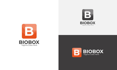 Biobox B Letter Logo Template