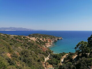 Fototapeta na wymiar Bucht auf Kreta - Meer 