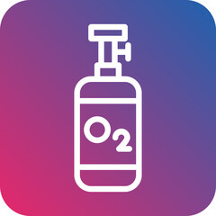 Oxygen Tank Icon Style
