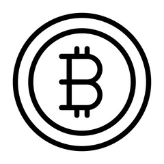 coin icon line style