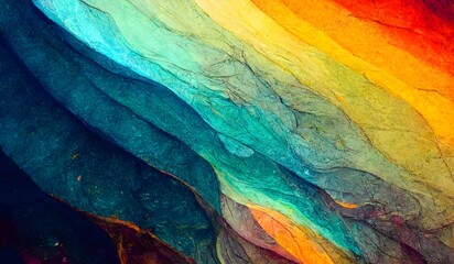 Colorful precious surface