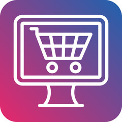 Online Shopping Icon Style