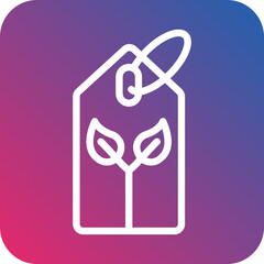 Eco Tag Icon Style