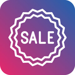 Sale Sticker Icon Style