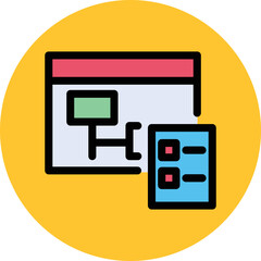 Browser List Vector Icon
