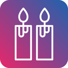 Candle Icon Style