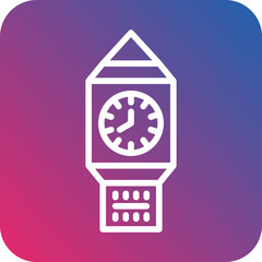 Clock Tower Icon Style