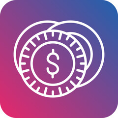 Coins Icon Style