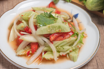 Cucumber Salad with Tomatoes Diet Food