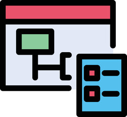 Browser List Vector Icon
