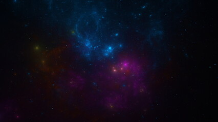 Galaxy Space background universe magic sky nebula night purple cosmos. Cosmic galaxy wallpaper blue starry color star dust. Blue texture abstract galaxy infinite future dark deep light 3d render