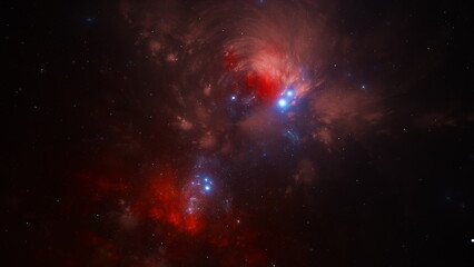 Galaxy Space background universe magic sky nebula night purple cosmos. Cosmic galaxy wallpaper blue starry color star dust. Blue texture abstract galaxy infinite future dark deep light 3d render