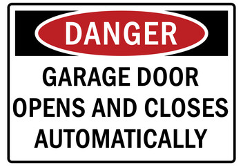 Gate sign and labels