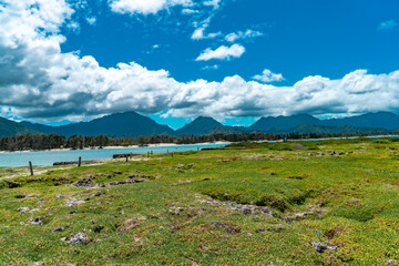 A view from bird island off of Oahu Hawaii