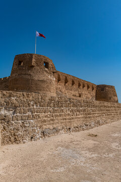 Bahrain, Muharraq Governorate, Arad, Exterior of historic Arad Fort