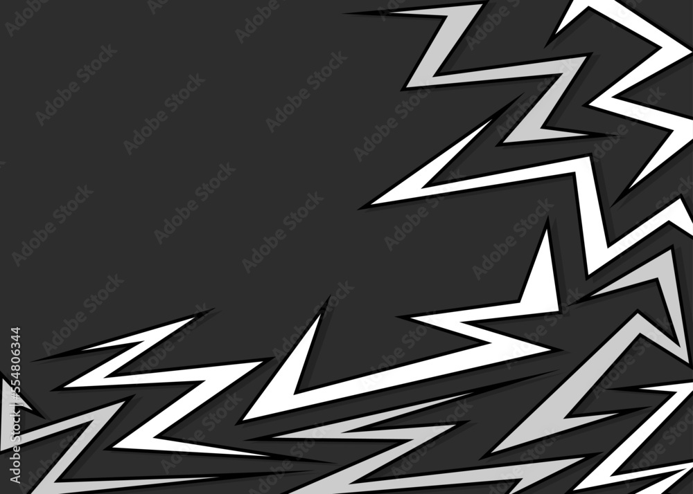 Poster abstract background with various sharp lines pattern and with some copy space area