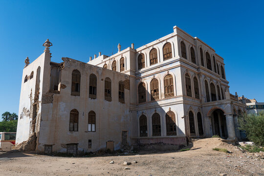 Saudi Arabia, Mecca, Taif, Exterior of historic Al-Kateb House