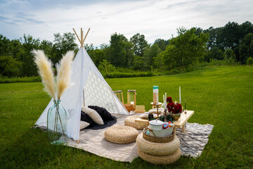 picnic in the garden