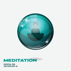 Meditation 3D Buttons