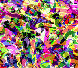 abstract colorful background with butterflies