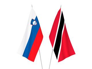 Slovenia and Republic of Trinidad and Tobago flags