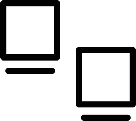 Dual Screen Vector Icon

