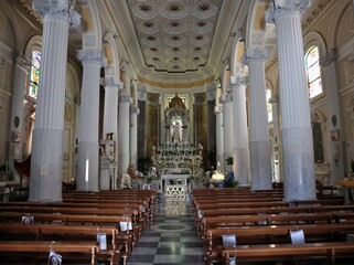 Fototapeta premium Bacoli - Interno della Chiesa di Sant'Anna