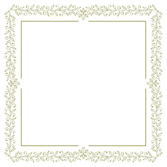 Elegant vintage frame border, Luxury frame