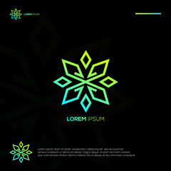 minimalist leaf logo design ideas