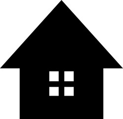 一軒家のシンプルなイラスト