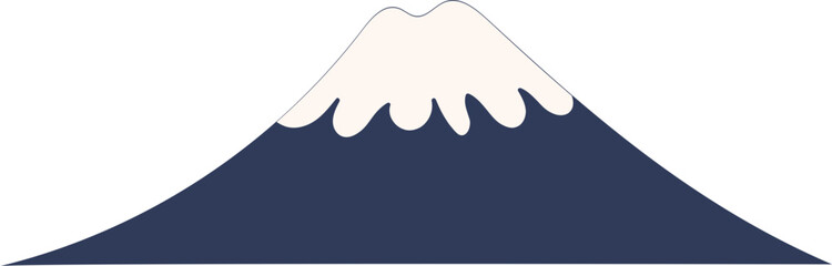 Fuji mountain illustration