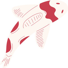 Koi fish illustration