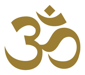 Obraz premium Symbol of Hinduism, Hindu iconography. Format PNG