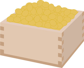 節分の福豆イラスト