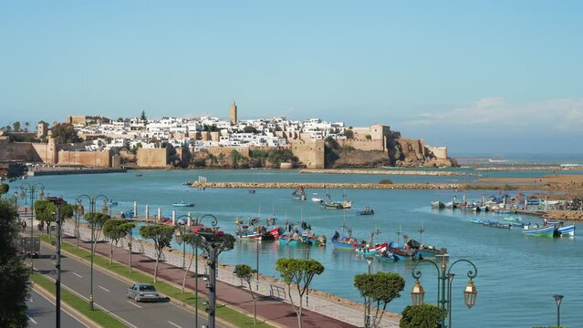 Rabat Morocco's capital city landscape Kasbah des Oudayas